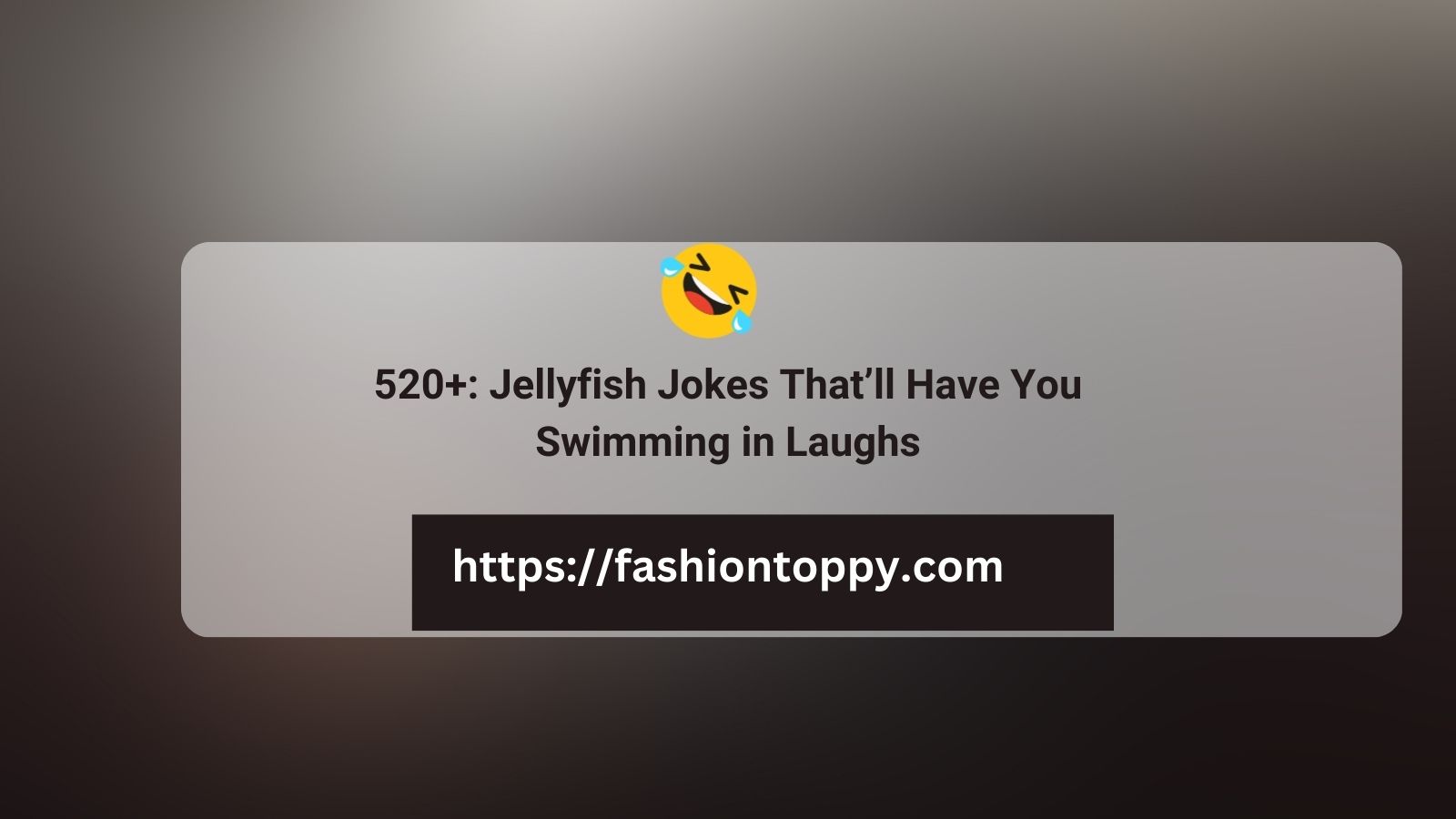 Jellyfish Jokes