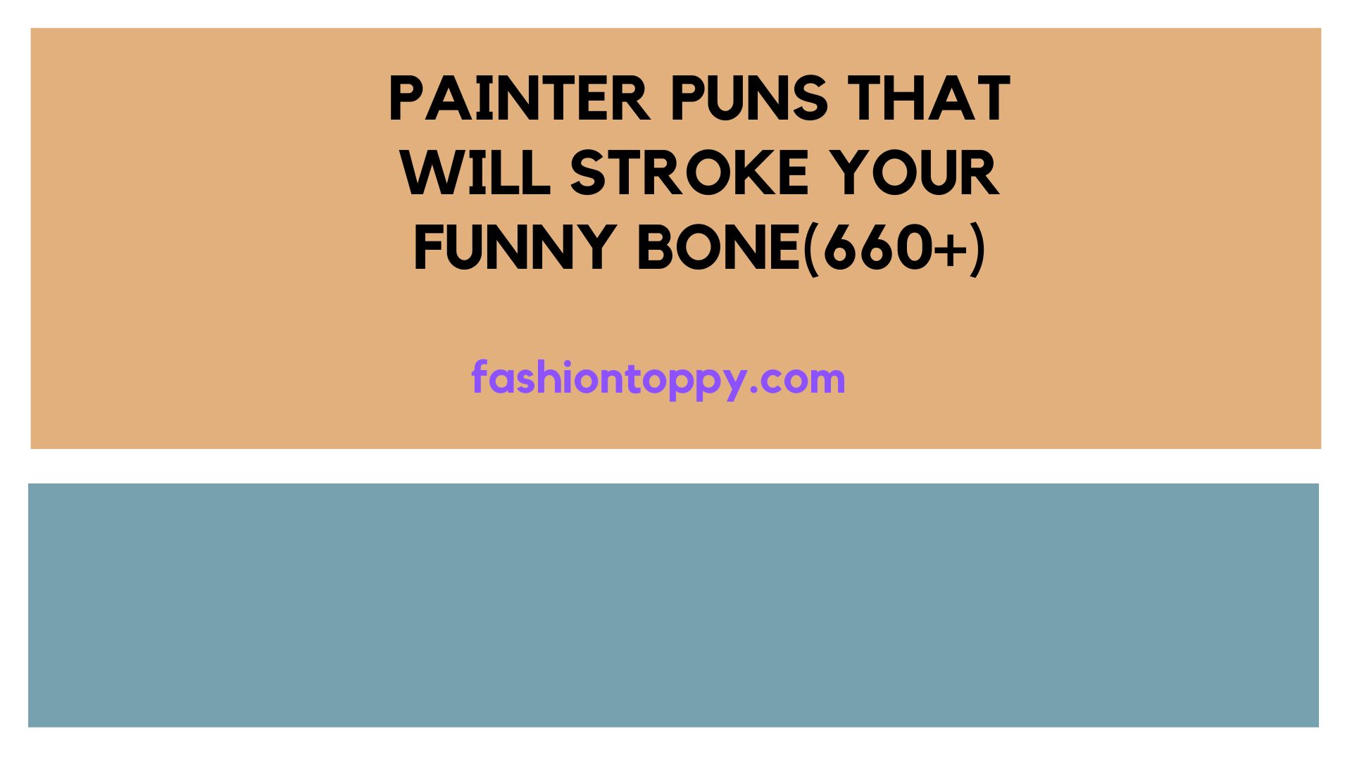 Painter Puns