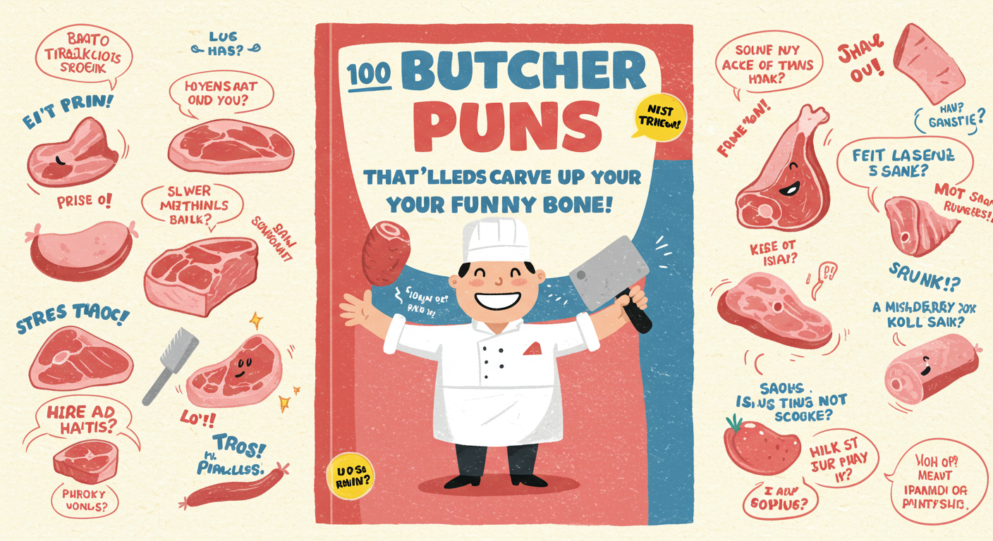 100 Butcher Puns That’ll Carve Up Your Funny Bone 🥩🔪
