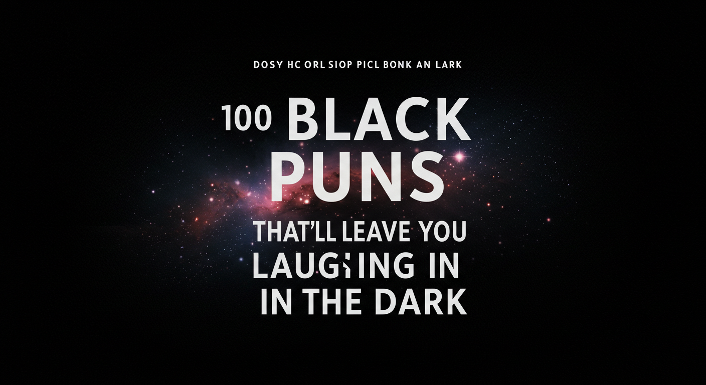 black puns